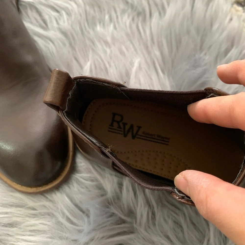NIB Robert Wayne▪️Ankle Slip On Boots. Mens 7